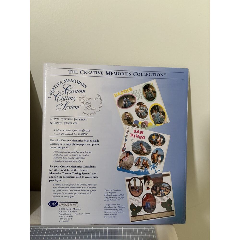 Creative Memories Circle & Oval Patterns Custom Cutting System Cutting Mat - Picture 4 of 7